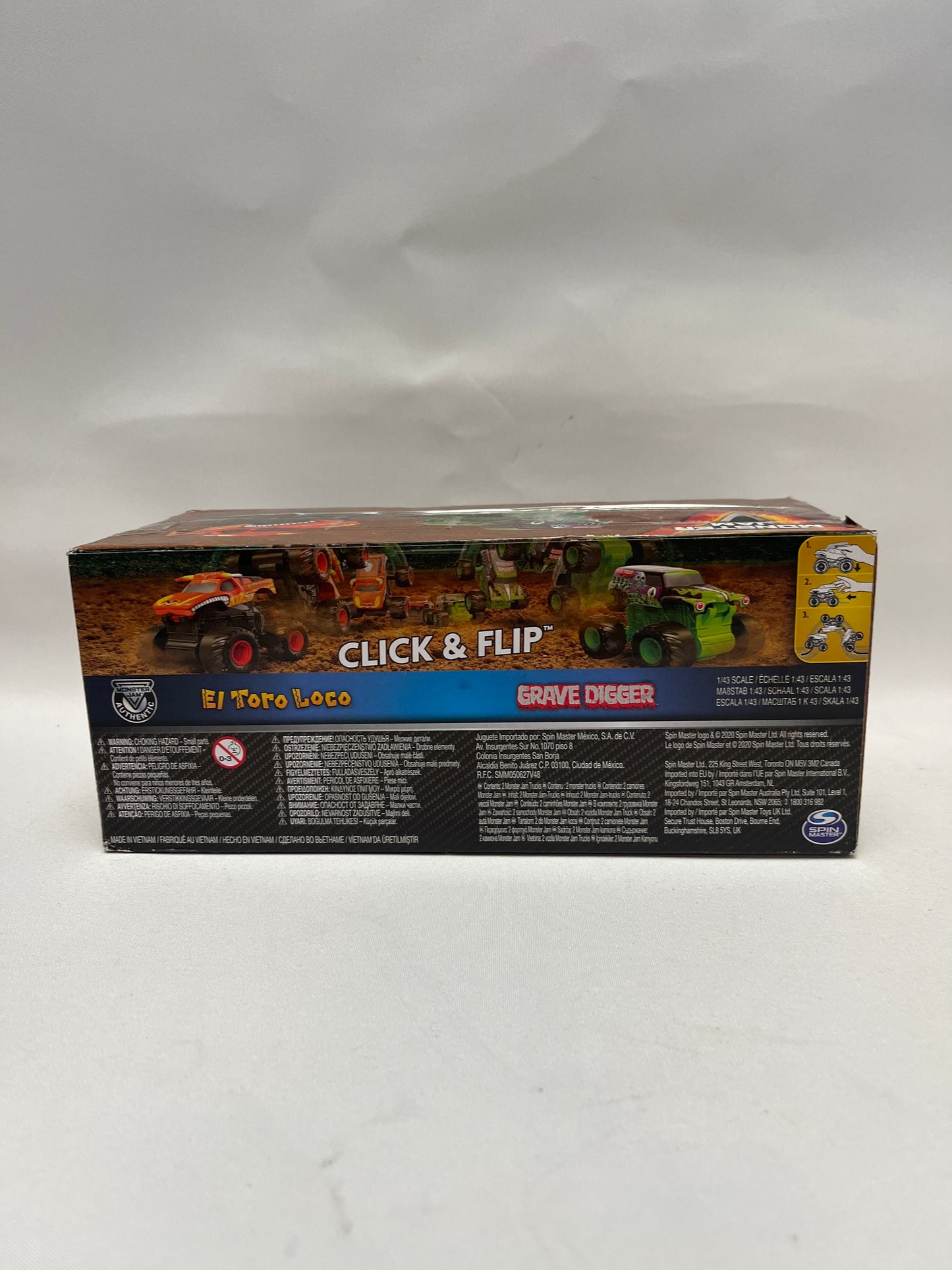 Monster Jam Clip & Flip Truck 2-Pack