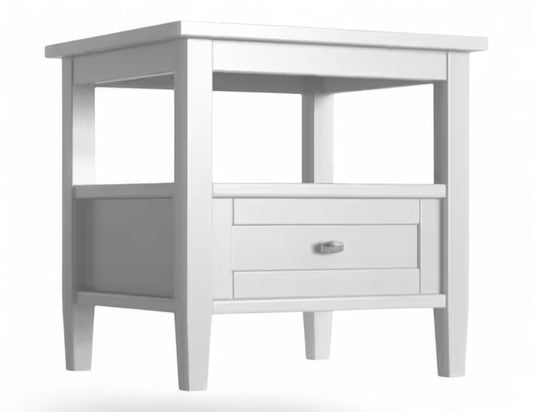 Simplihome End Table (White)