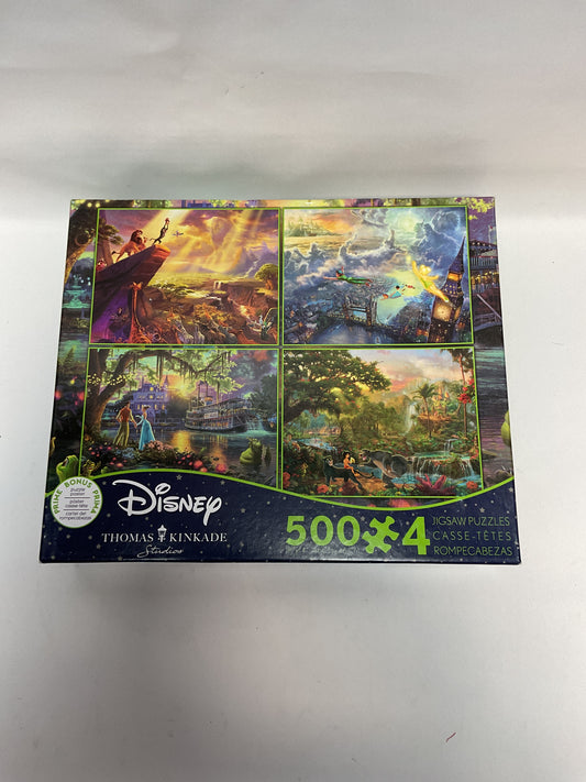 Thomas Kinkade Disney Puzzle 4-Pack