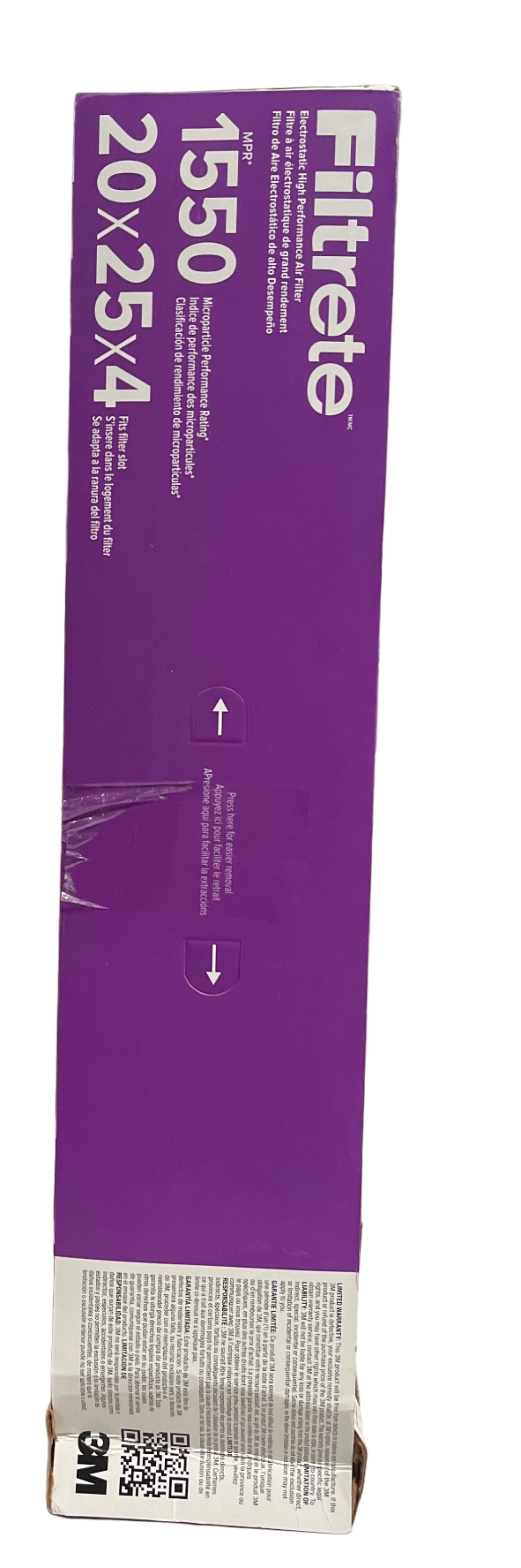 3M DEEP PLEAT 20X25X4