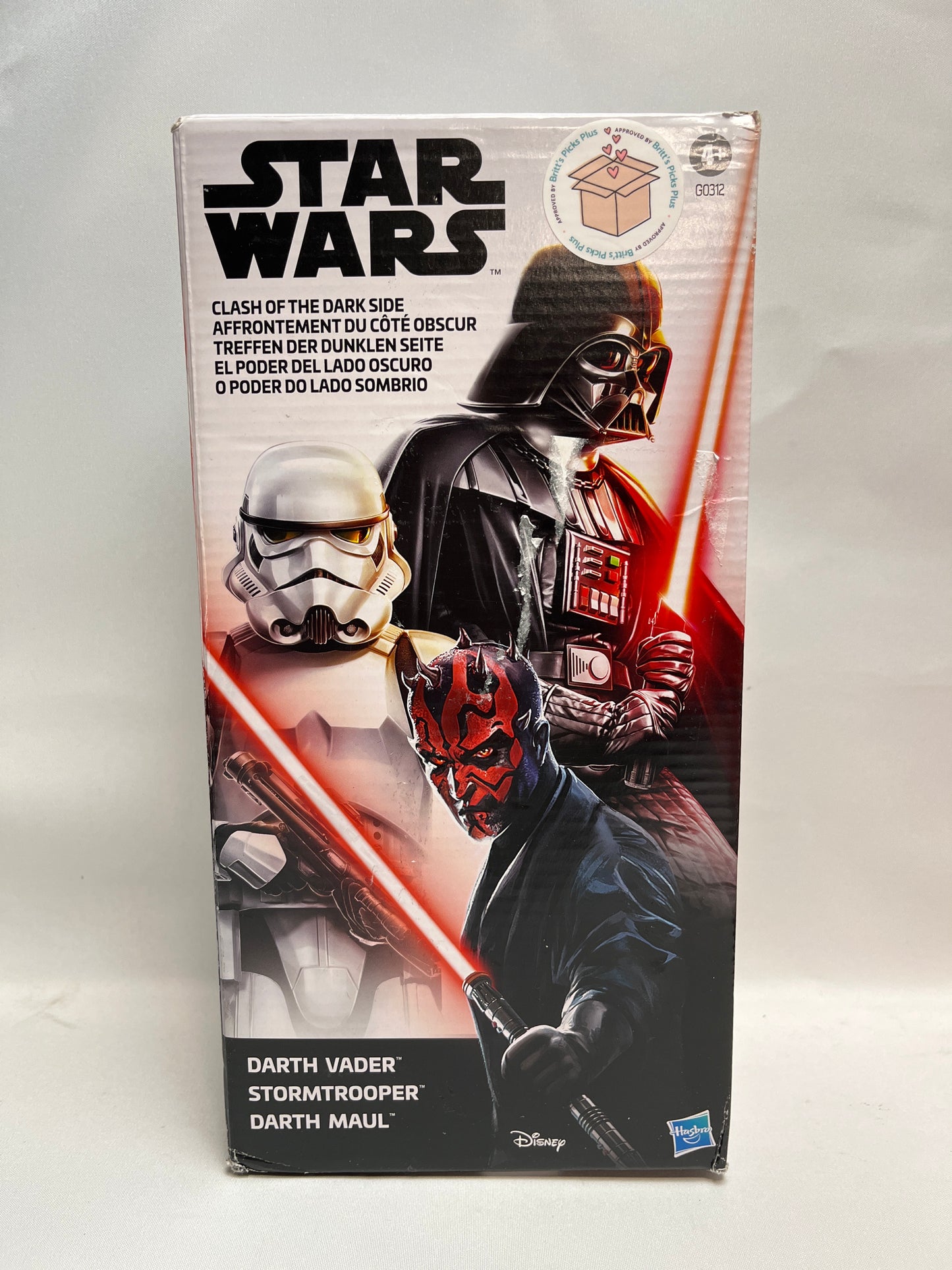 STAR WARS Clash of The Dark Side, 12-Inch Action Figure Set, 3-Pack of Figures & 4 Accessories, Toys for Kids Ages 4 and Up (Amazon Exclusive)