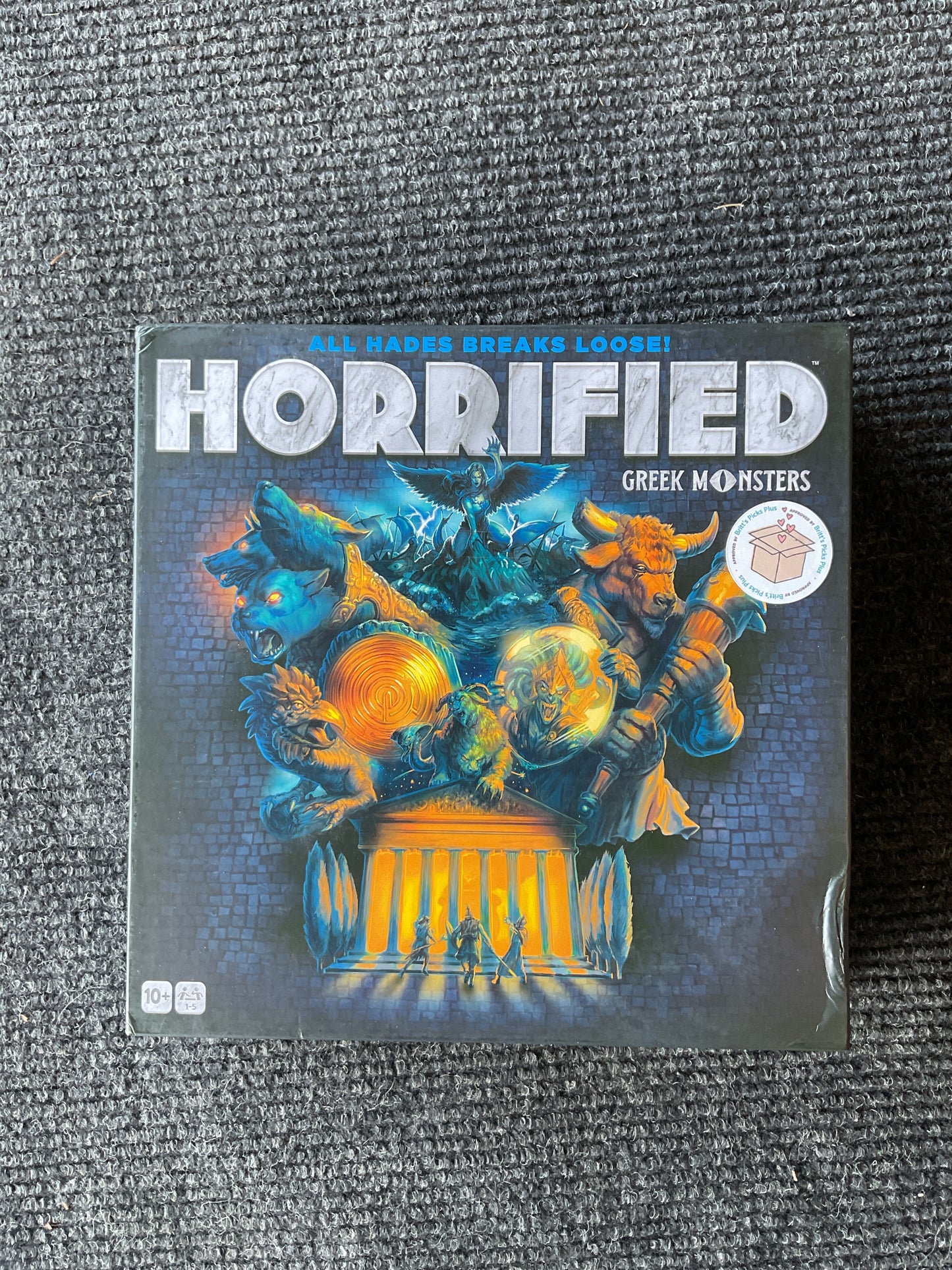 Ravensburger Horrified Games - Greek Monsters - Strategy Board Game - Boost Critical Thinking & Teamwork - Cooperative Gameplay - Unique Monster Challenges - 1 to 5 Players - Adults & Kids 10+