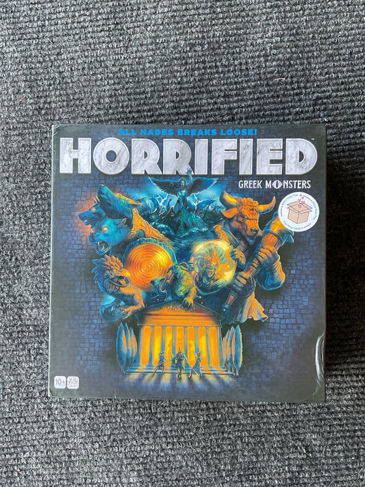 Ravensburger Horrified Games - Greek Monsters - Strategy Board Game - Boost Critical Thinking & Teamwork - Cooperative Gameplay - Unique Monster Challenges - 1 to 5 Players - Adults & Kids 10+