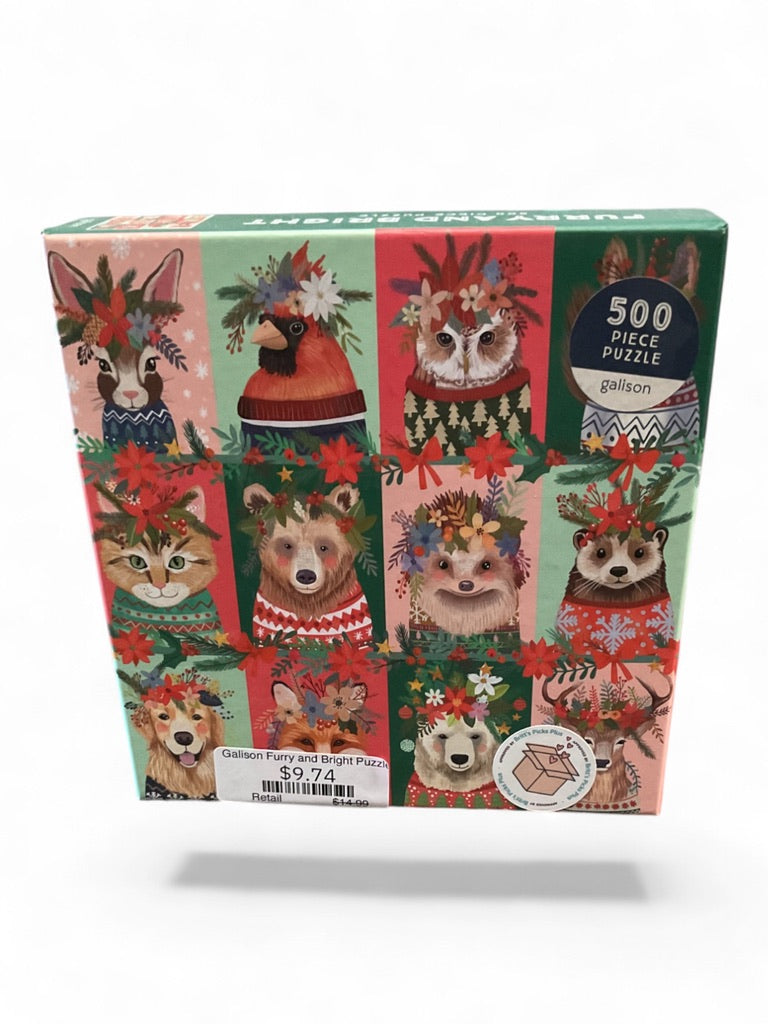 Galison Furry and Bright Puzzle