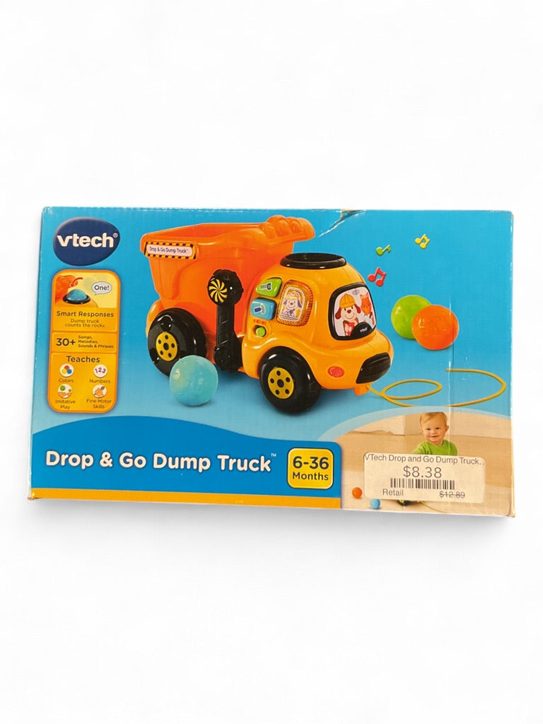 VTech Drop and Go Dump Truck Orange