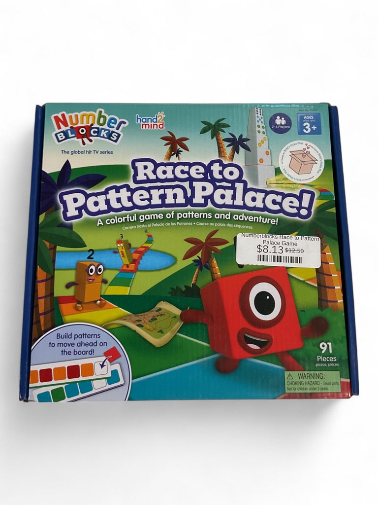 Numberblocks Race to Pattern Palace Game