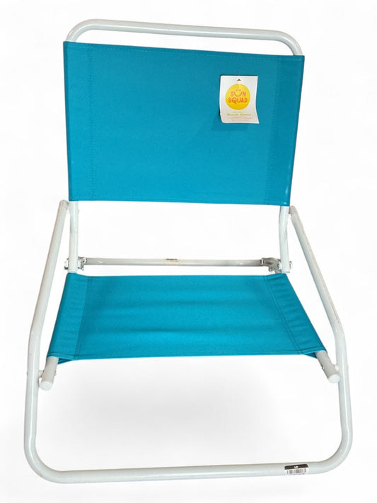 Turquoise Recycled Fabric Beach Chair