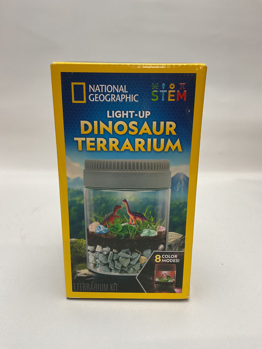 National Geographic Light Up Dinosaur Terrarium Kit