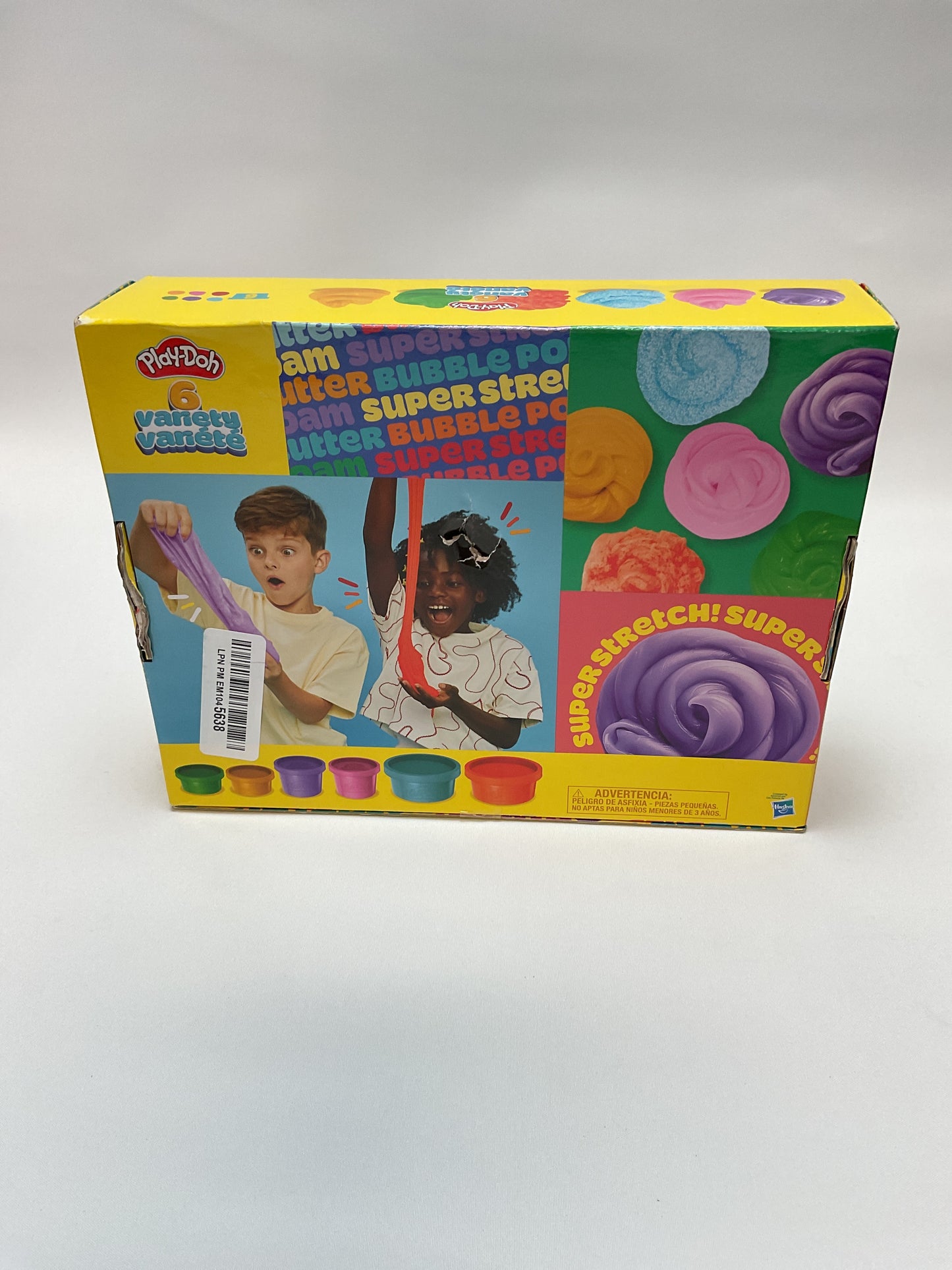 Play-Doh 6 Variety Compounds - Super Stretch, Play Foam, Butter, Cloud, Compound Packs