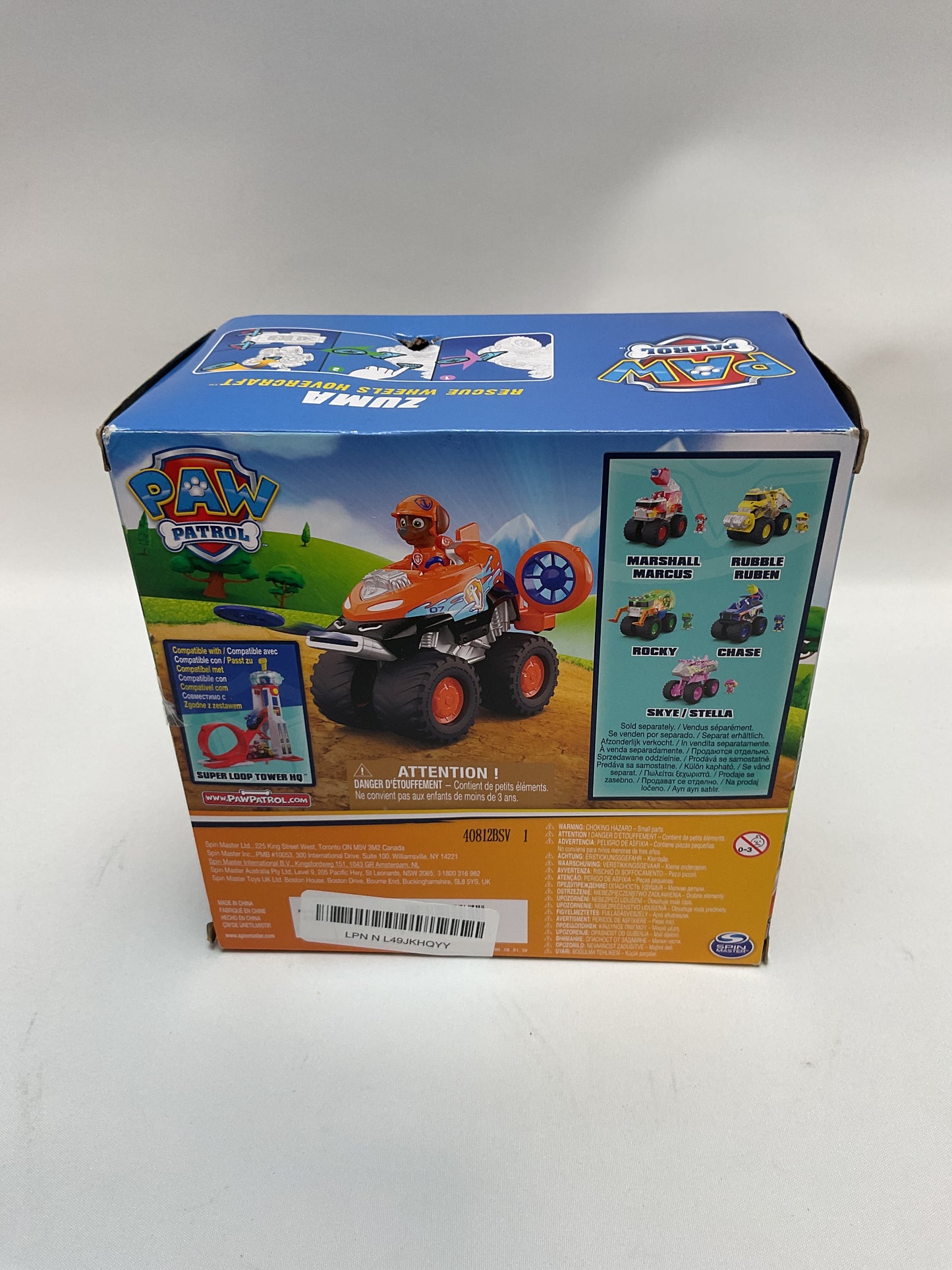 Zuma Hovercraft Toy Vehicle