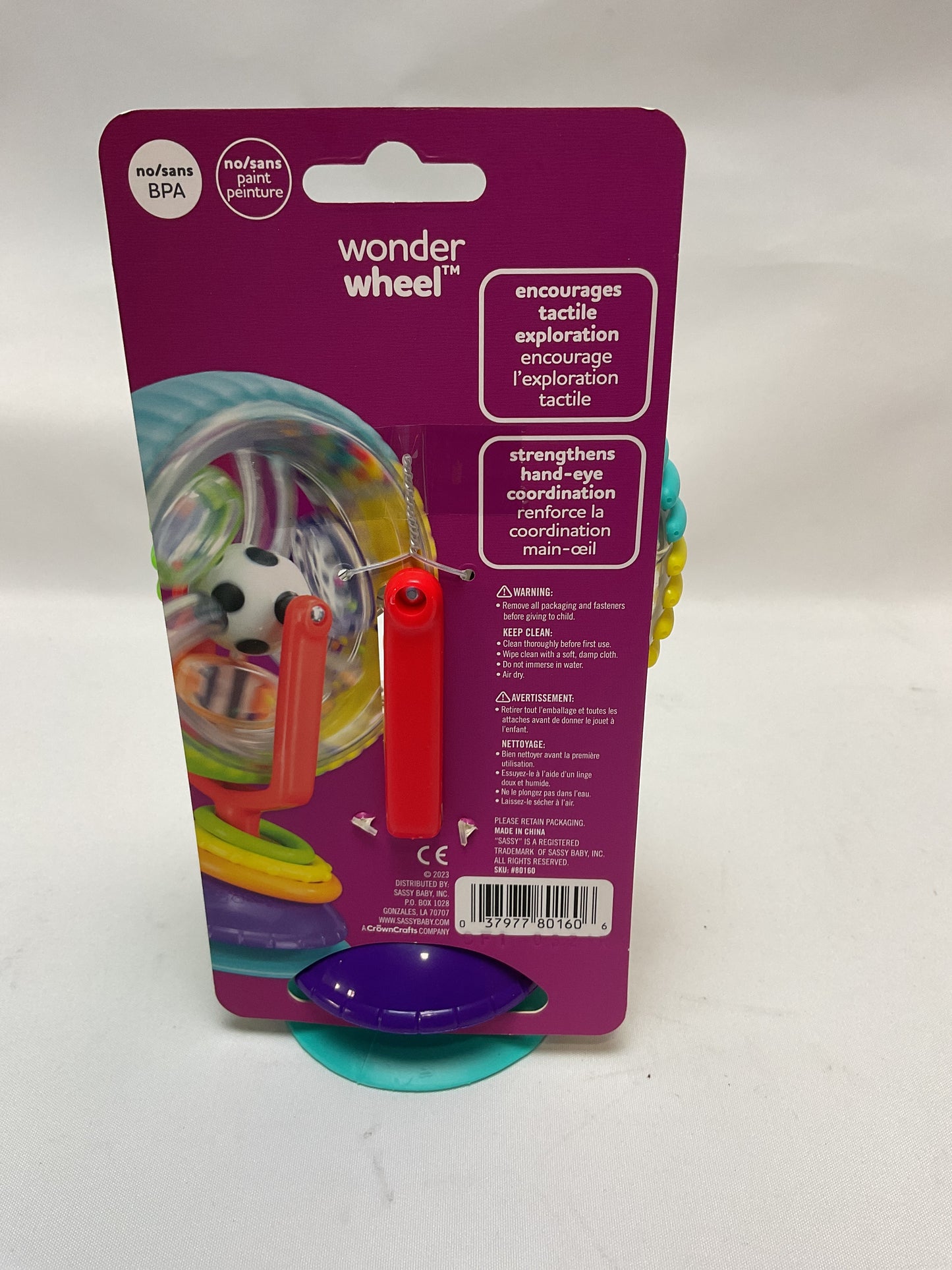 Sassy Wonder Wheel Tray Toy