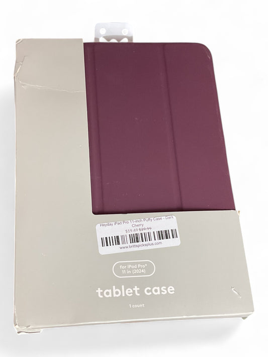 Heyday iPad Pro 11-inch Puffy Case - Dark Cherry