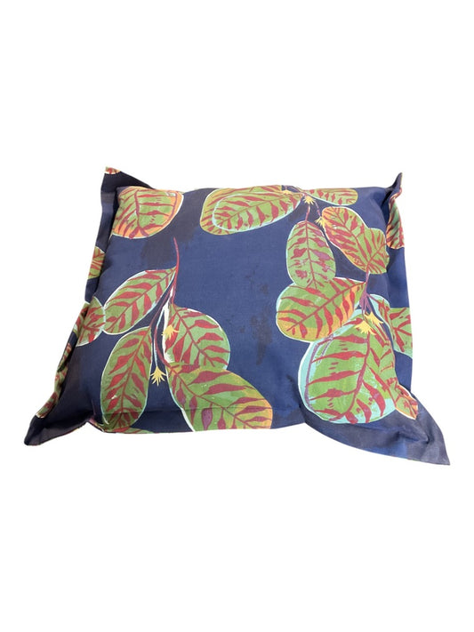 Calathea Deep Seat Pillow (Blue)