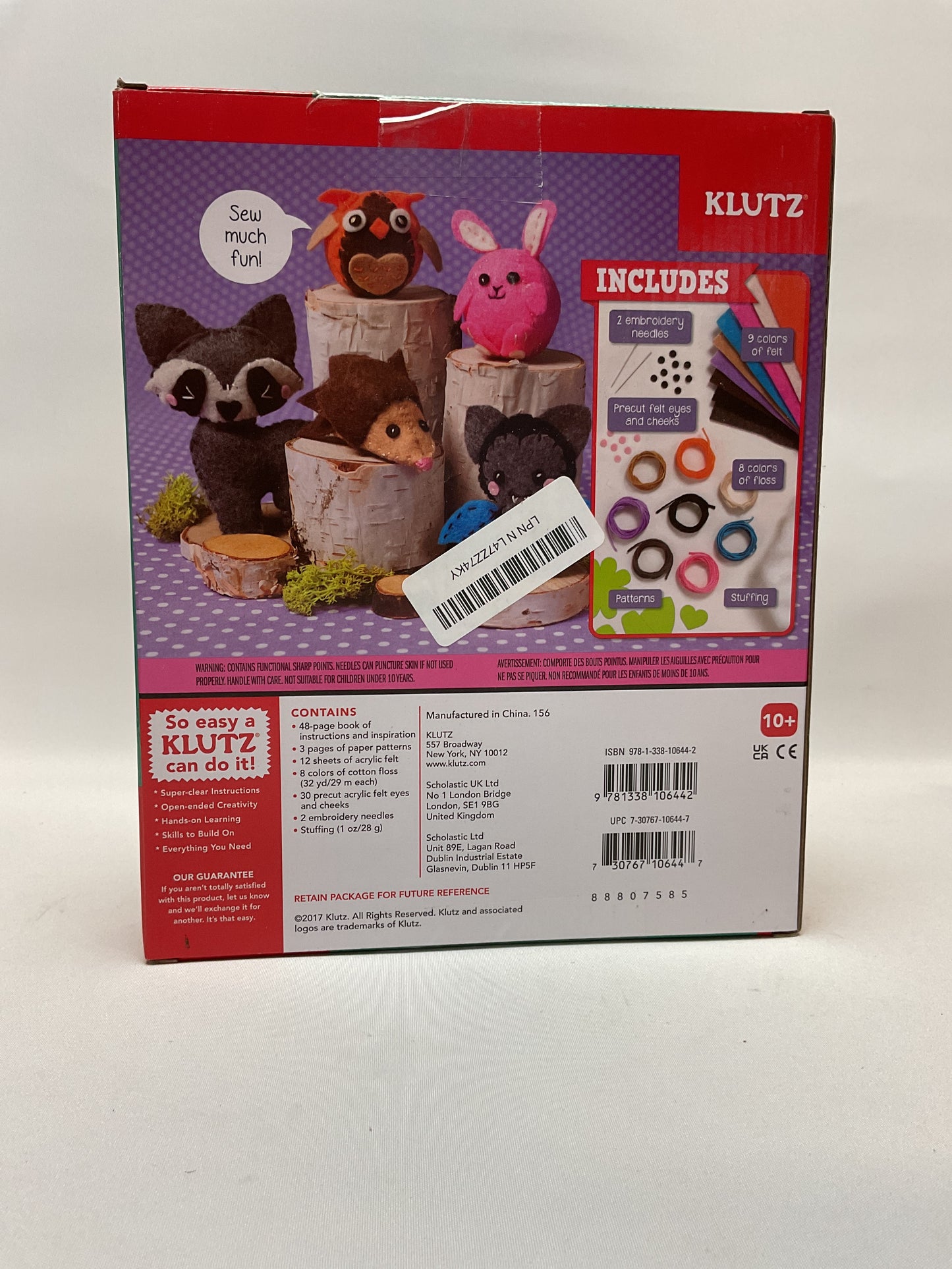 Sew Mini Animals Craft Kit