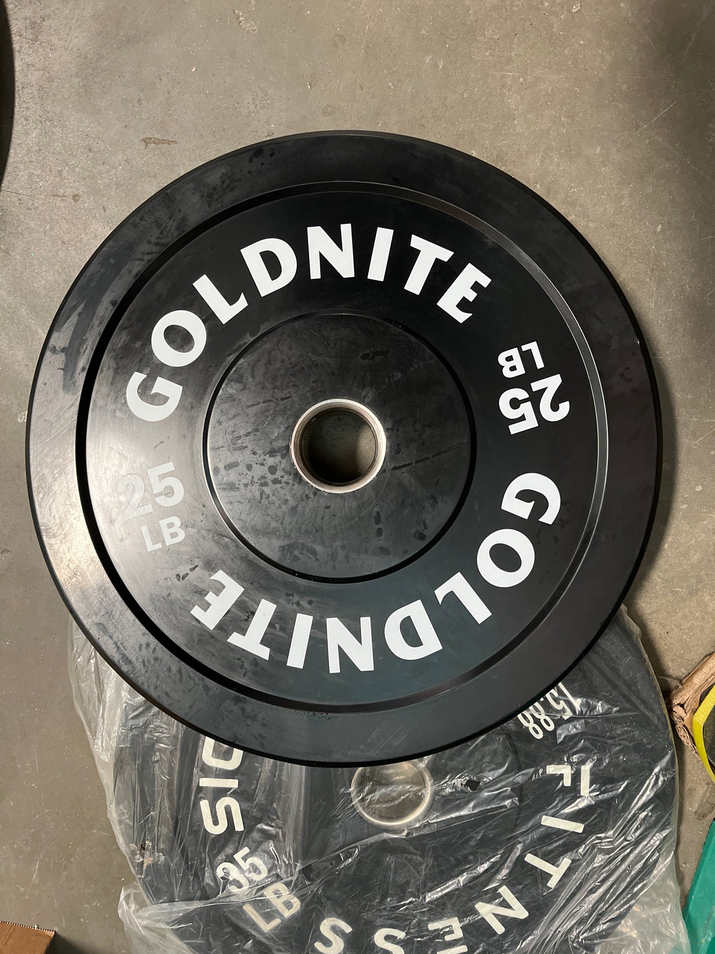 GOLDNITE 25LB Rubber Bumper Plates