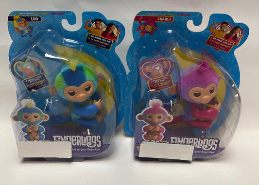 Fingerlings Charli & Leo Interactive Monkeys