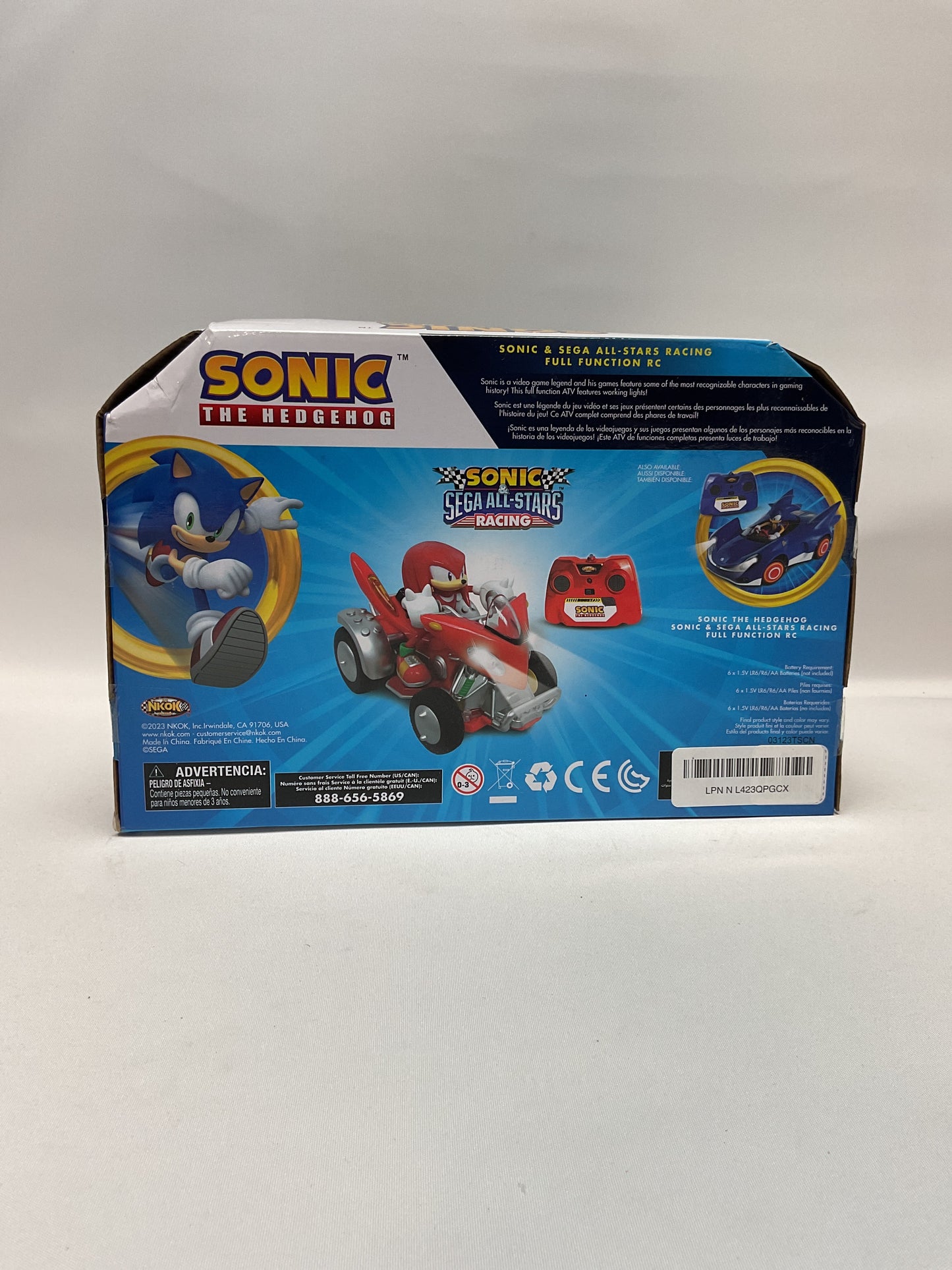 Sonic NKOK Knuckles ATV RC Toy