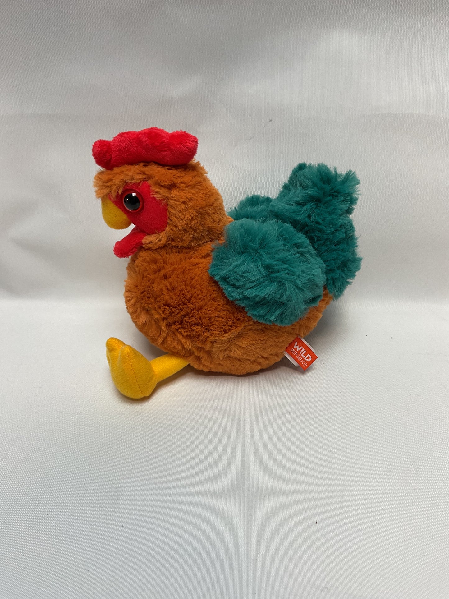 Wild Republic Rooster Plush, Stuffed Animal, Plush Toy, Gifts for Kids, Hug’Ems 7 inches