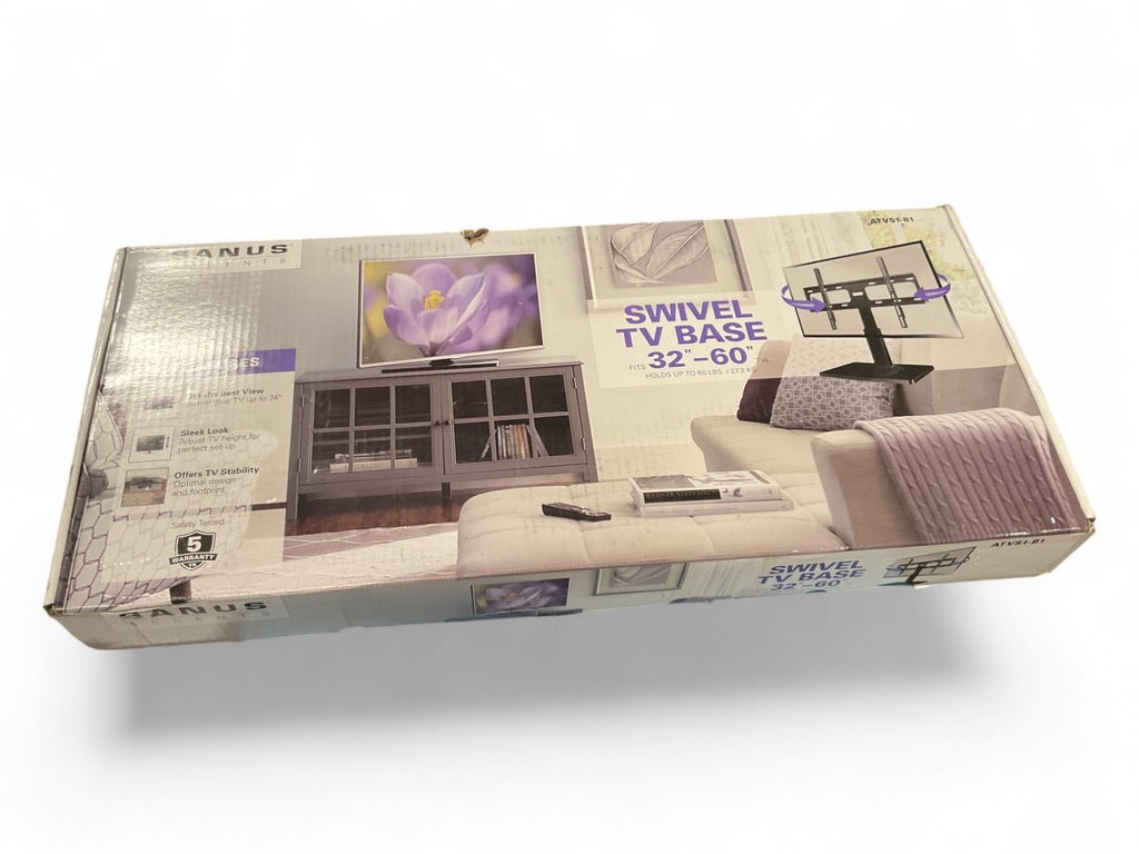 Sanus accents swivel tv base- 32-60"