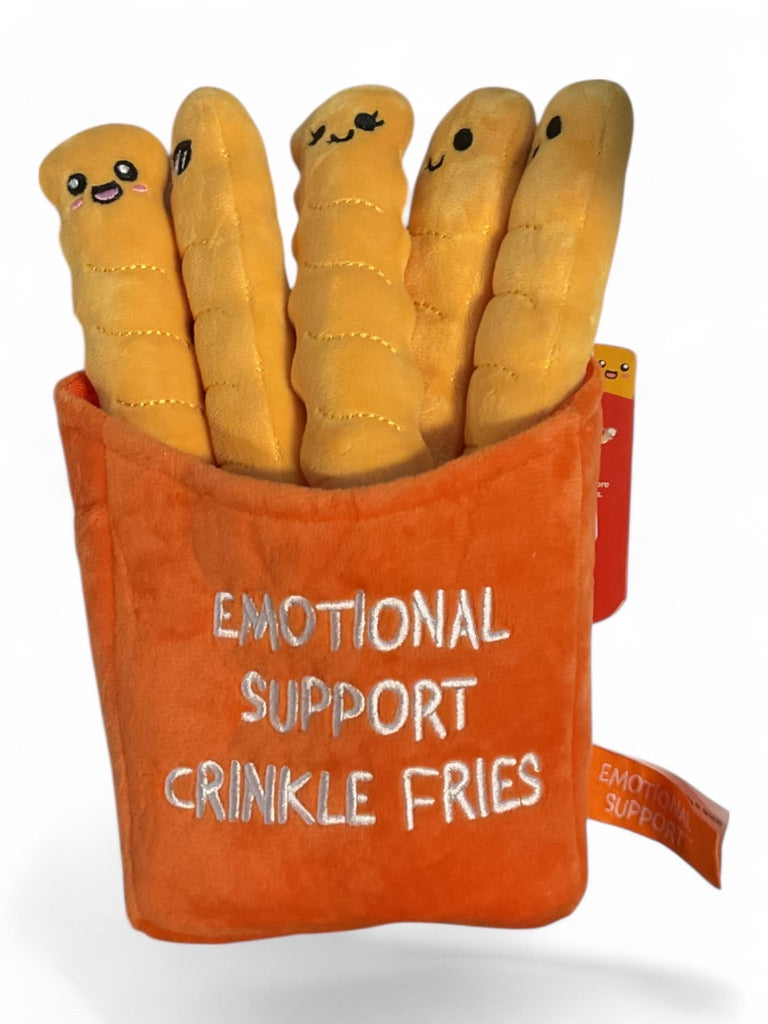 WHAT DO YOU MEME Emotional Support Crinkle Fries