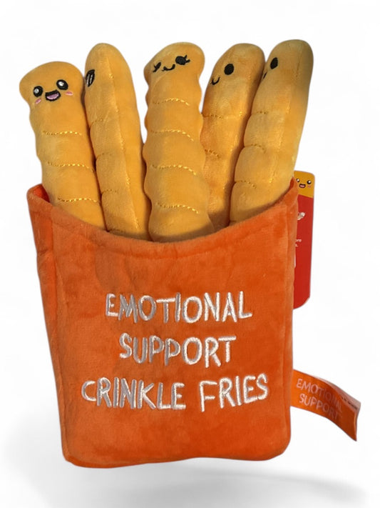 WHAT DO YOU MEME Emotional Support Crinkle Fries