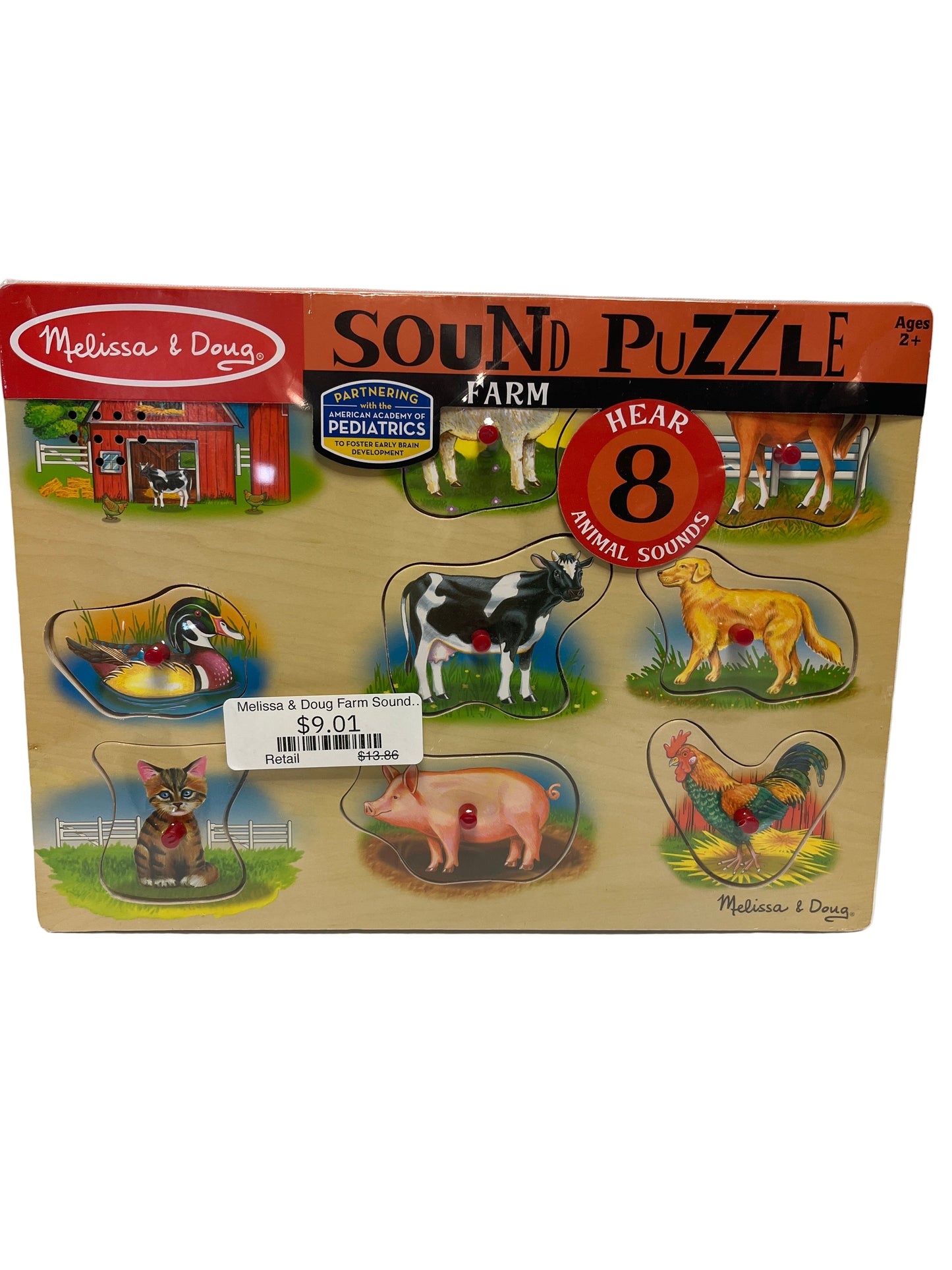 Melissa & Doug Farm Sound Puzzle