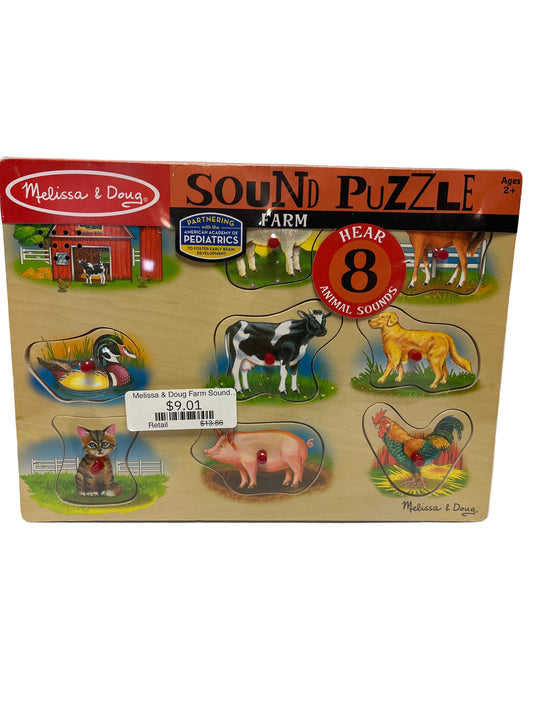 Melissa & Doug Farm Sound Puzzle