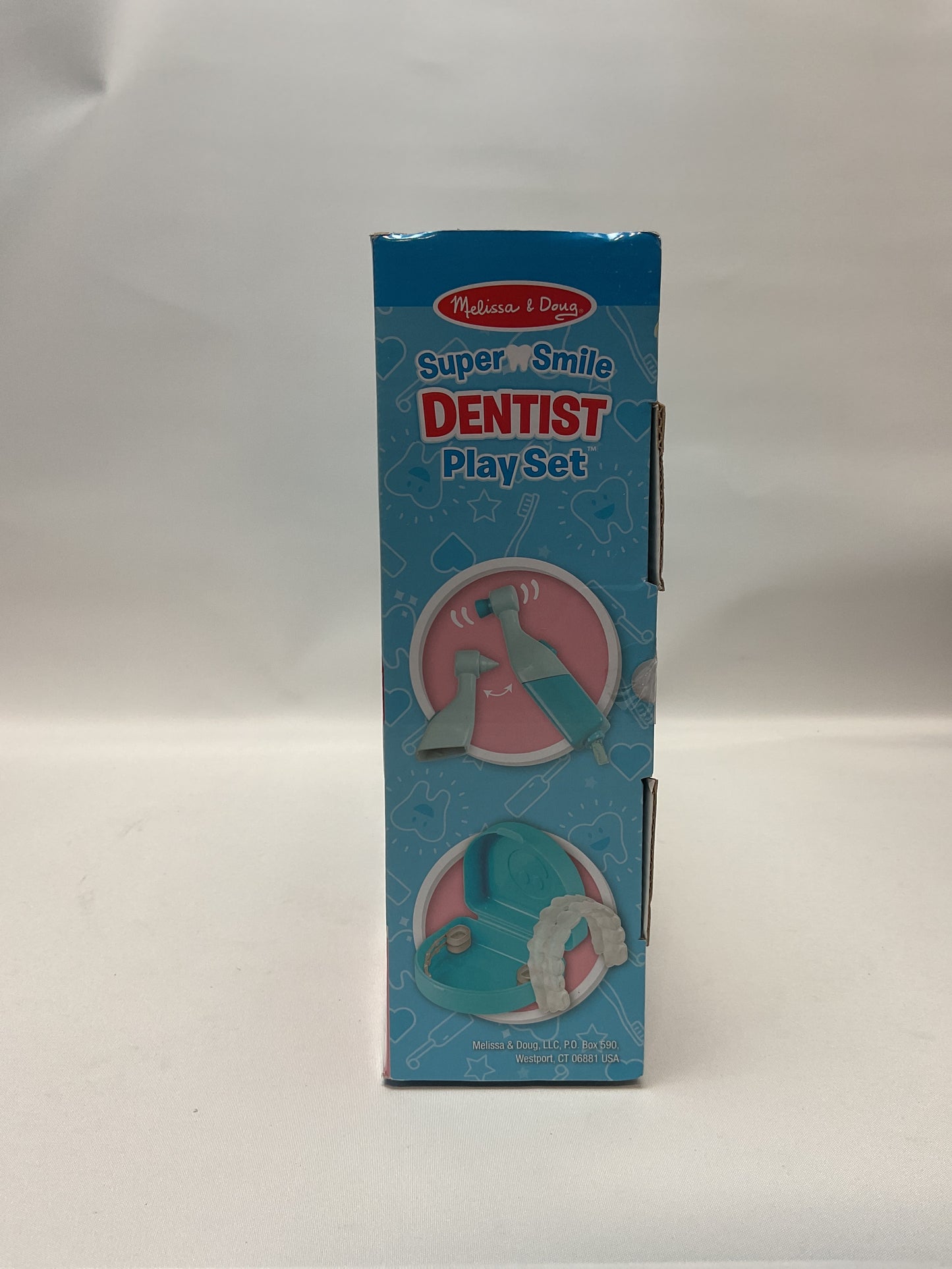 Melissa & Doug Super Smile Dentist Kit With Pretend Play Set of Teeth And Dental Accessories (25 Toy Pieces) Pretend Dentist Play Set, For Kids Ages 3+