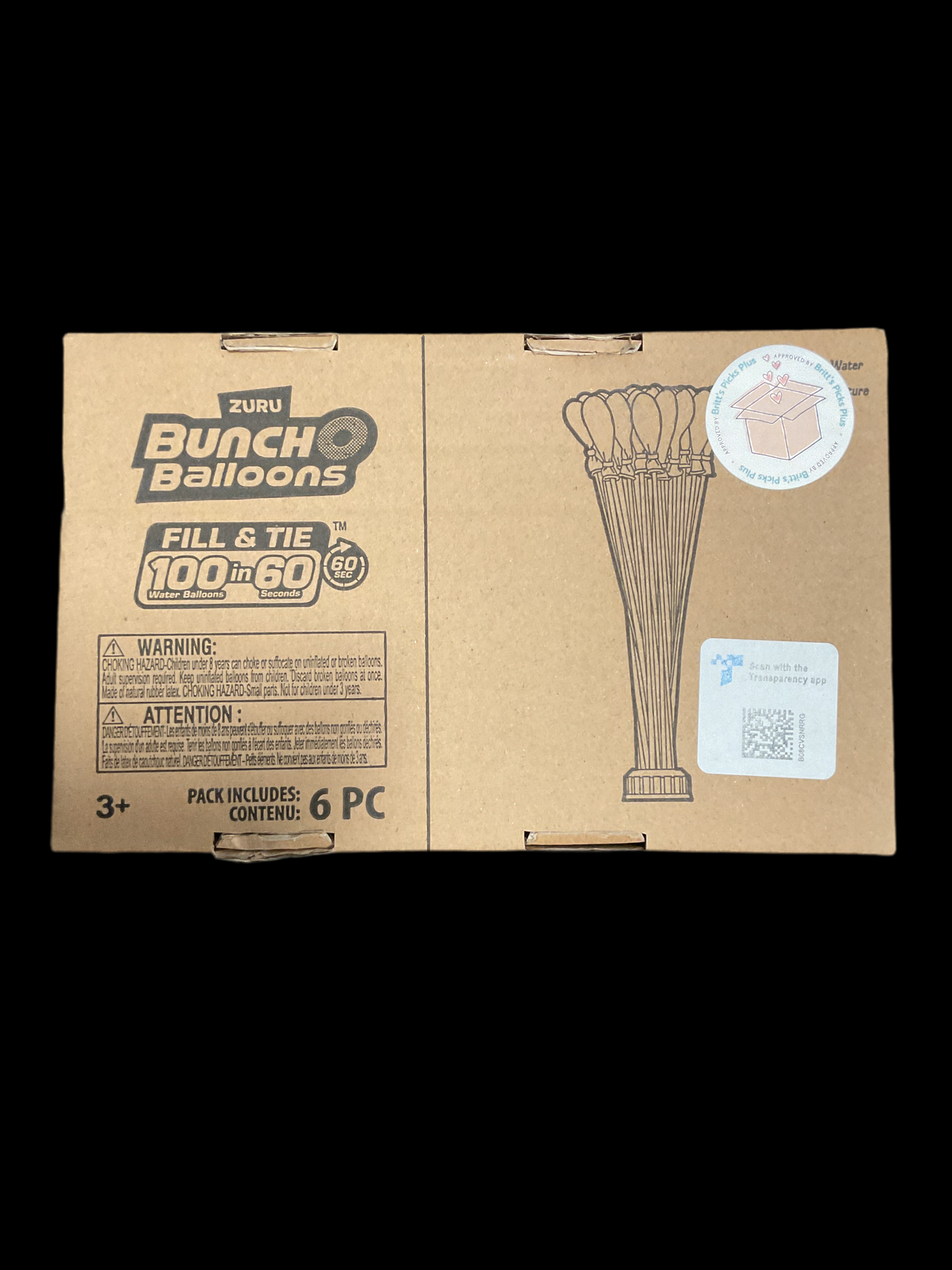 Bunch O Balloons Rapid-Filling Red, White and Blue Water Balloons 6 Pack (100 Balloons) (Amazon Exclusive)