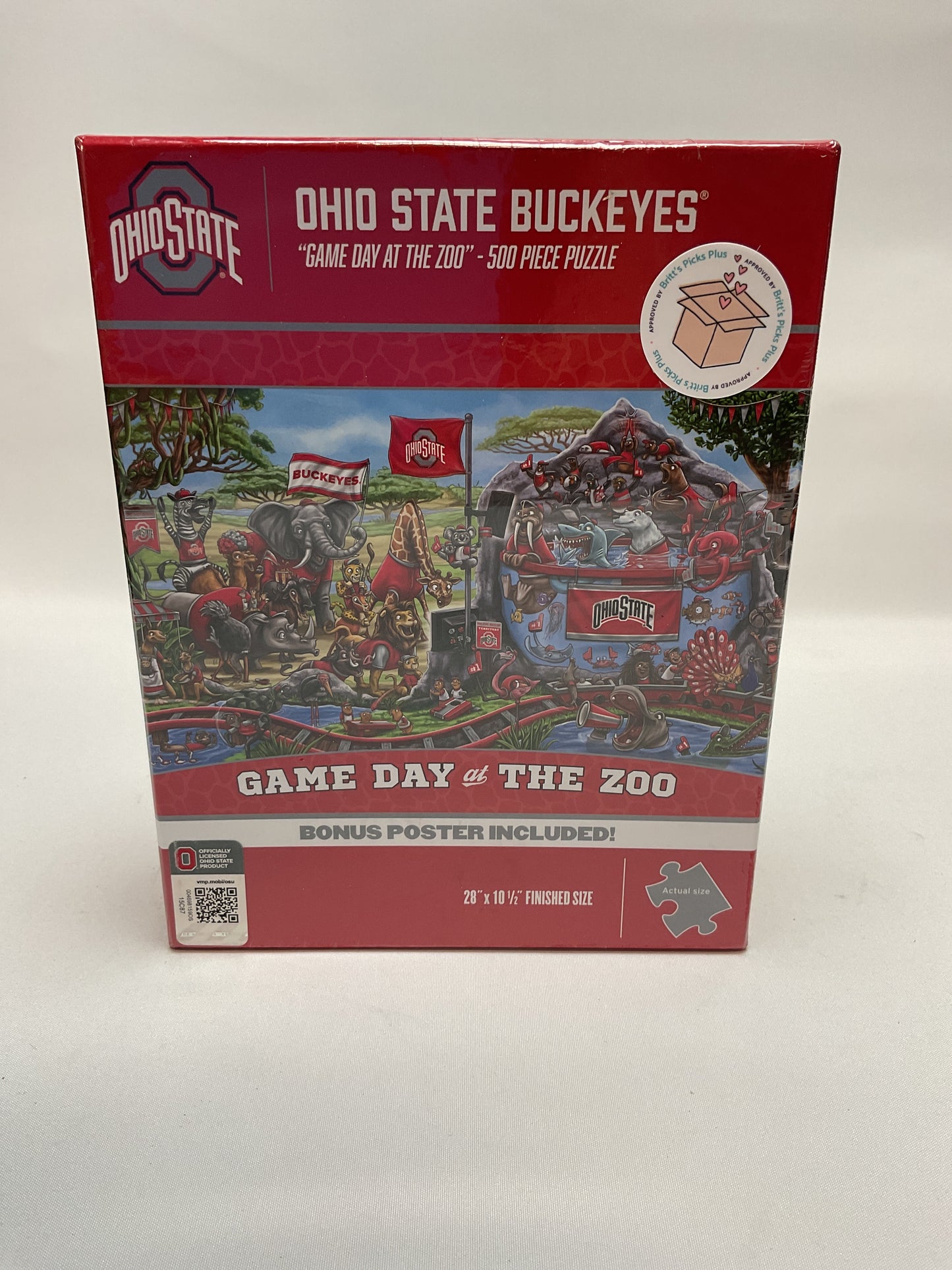 Ohio State Buckeyes Zoo Puzzle 500 Pieces