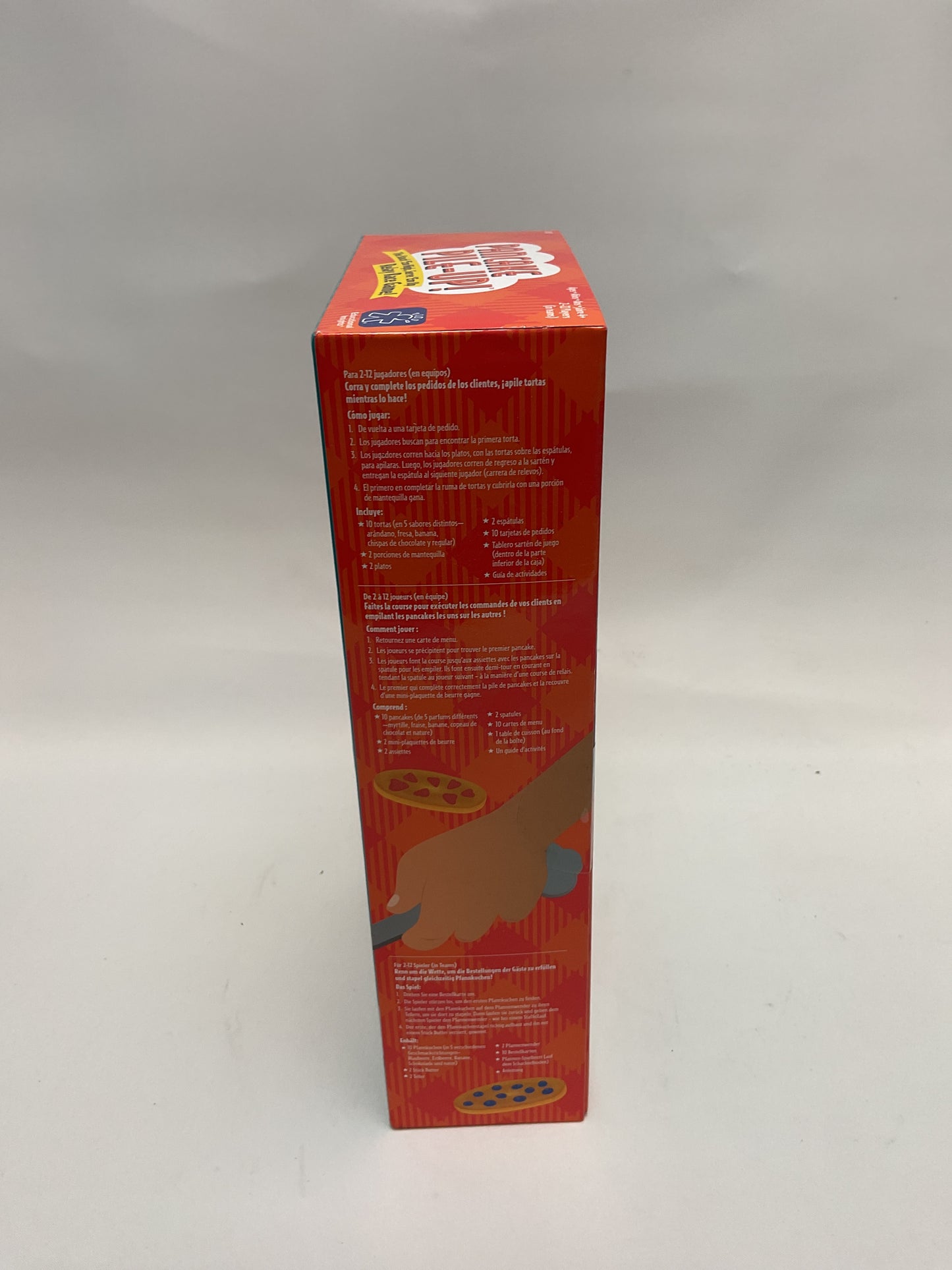 Educational Insights Pancake Pile-Up, Sequence Relay Board Game for Preschoolers, For 2-4 Players, Easter Basket Stuffers for Kids, Gift for Kids Ages 4+