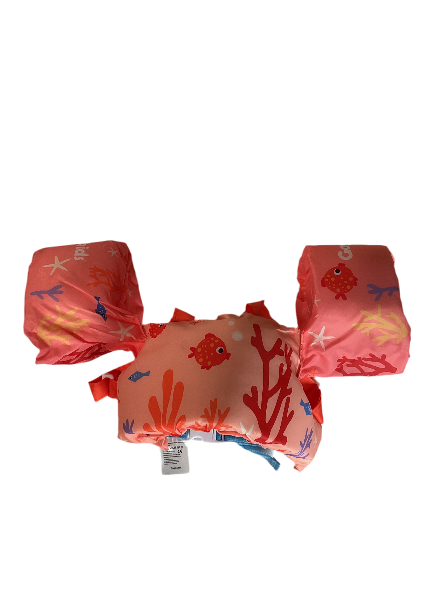 Gogokids Swim Vest for Kids, Toddler Floaties Fit 20-50 lbs Girls & Boys, Swimming Aid with Water Wings and Shoulder Strap for 2-6 Years, Pool/Beach