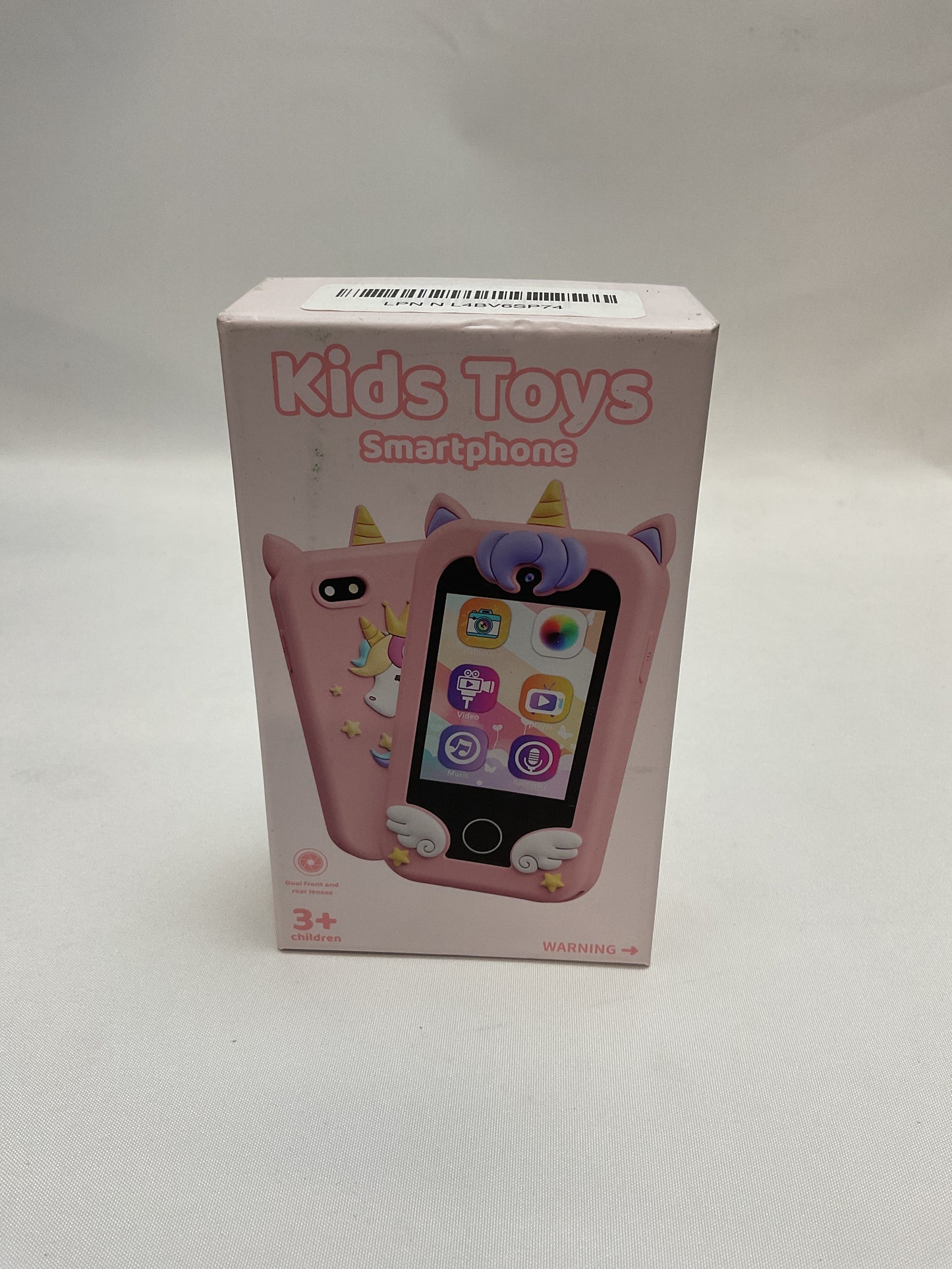 UCIDCI Unicorn Kids Smart Phone Toys for Girls Ages 3-7 with Dual Camera - Toddler Phone with Learning Games, Travel Toys with MP3 Music Player for Christmas, Birthday Gifts for 3 4 5 6 7 Year Old