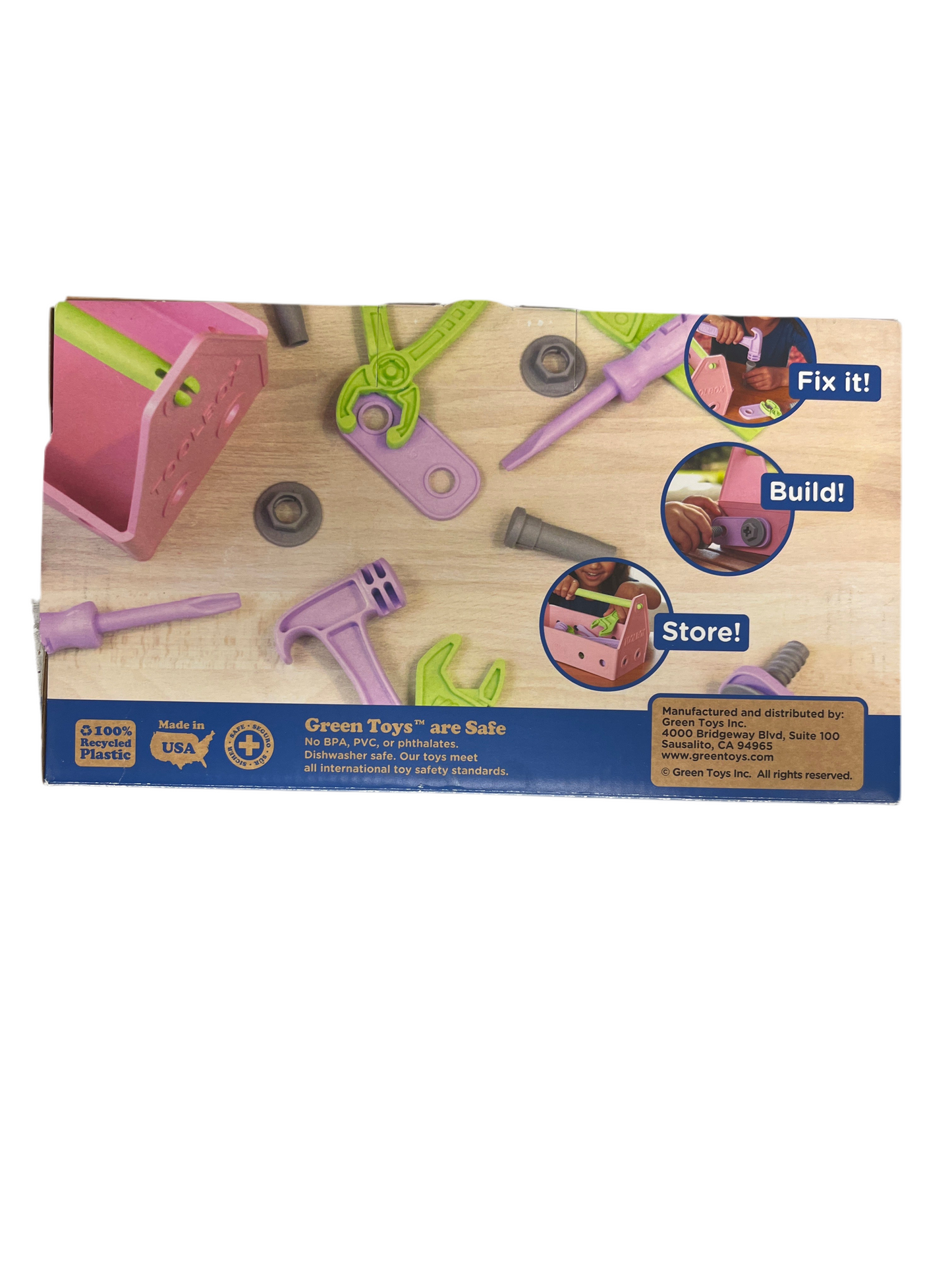 Green Toys Pink Tool Set
