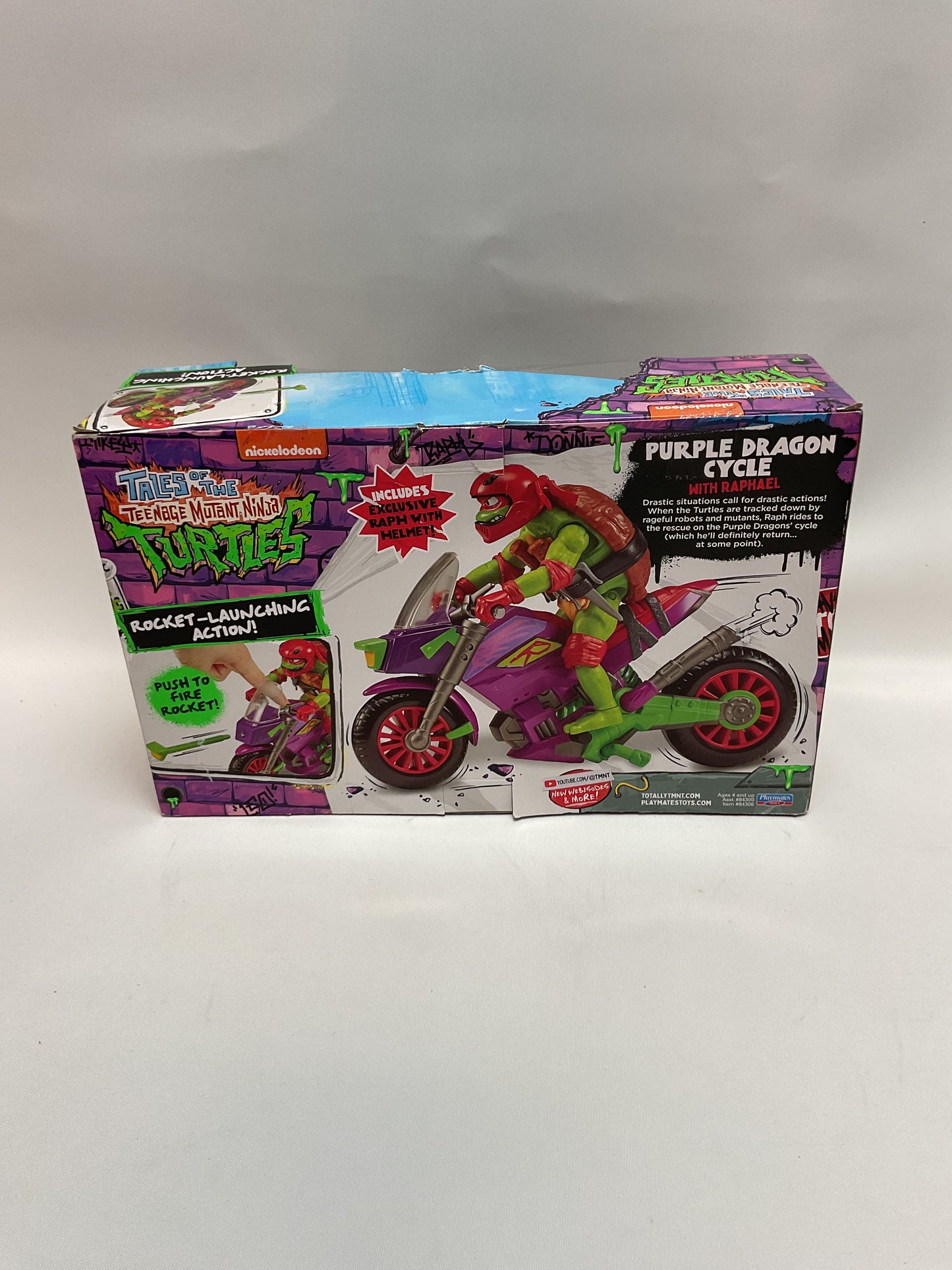 Tales of Teenage Mutant Ninja Turtles: Purple Dragon Battle Cycle with Exclusive Raphael Figure by Playmates Toys