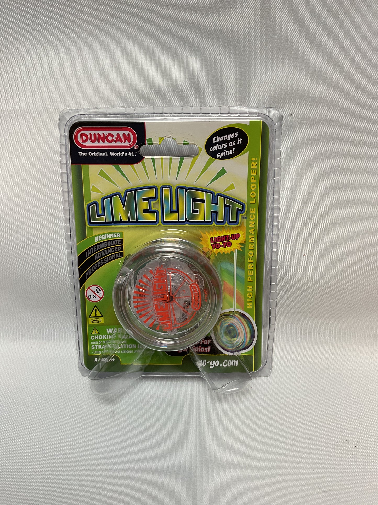 Duncan Toys Limelight LED Light-Up Yo-Yo, Beginner Level Yo-Yo with LED Lights, Colors May Vary