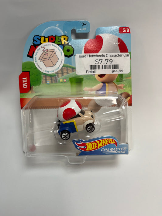 Toad Hotwheels Character Car
