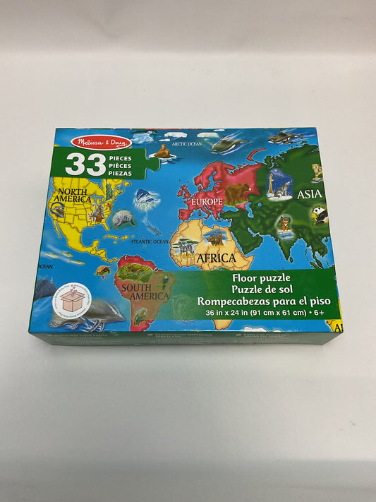 World Map Jumbo Floor Puzzle Melissa & Doug