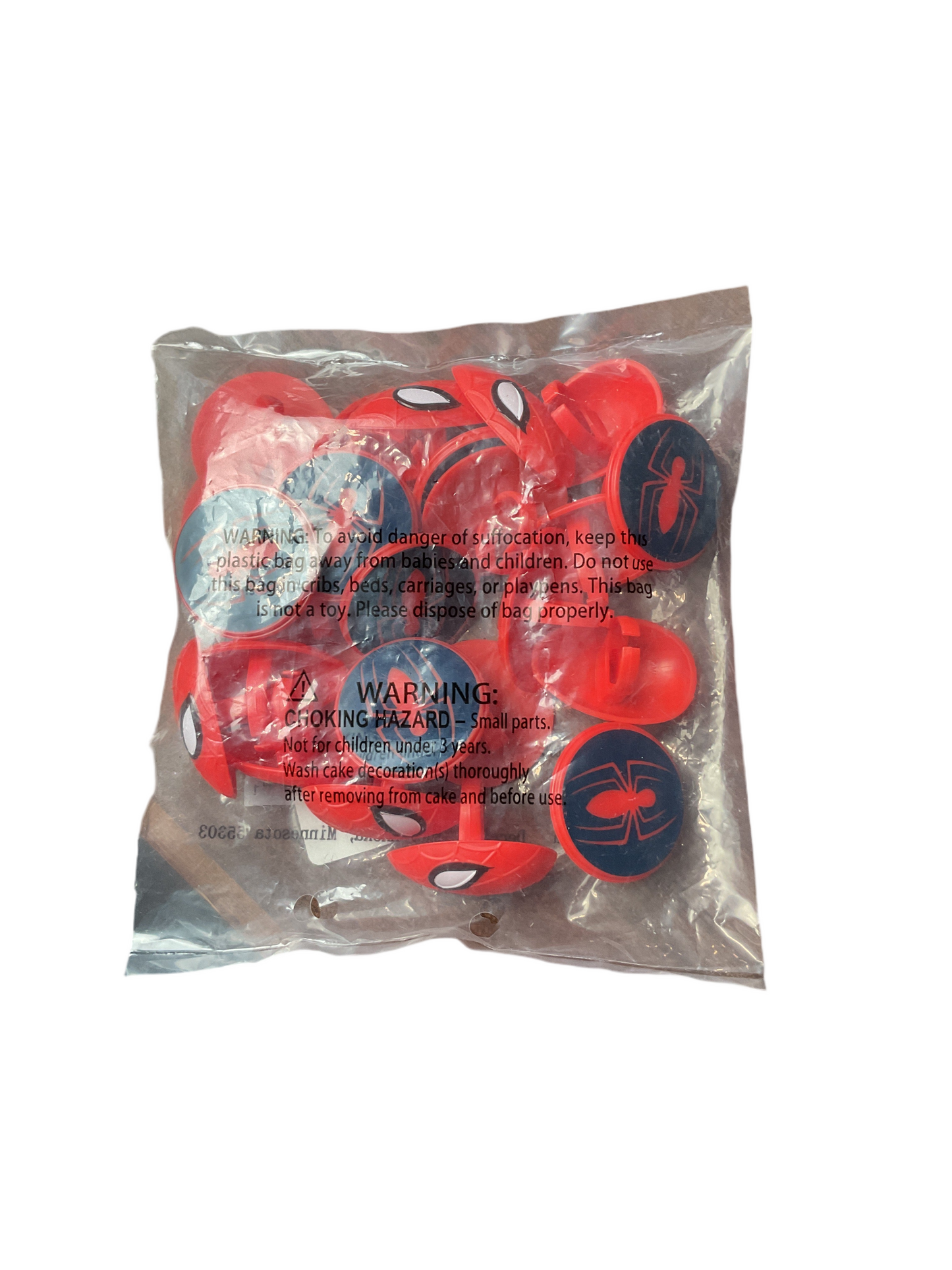 DecoPac Spider Man Rings Cupcake Decorations