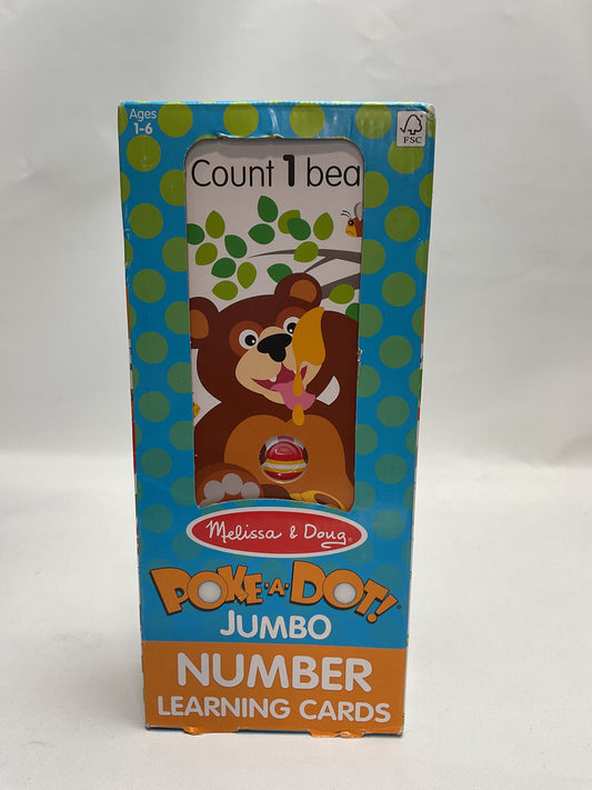 Jumbo Number Learning Cards