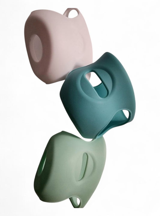 Silicone Sleeves with Handle for Avent Natural Glass Baby Bottles