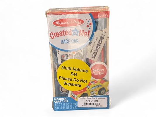 Wooden Race Car & Monster Truck Kit