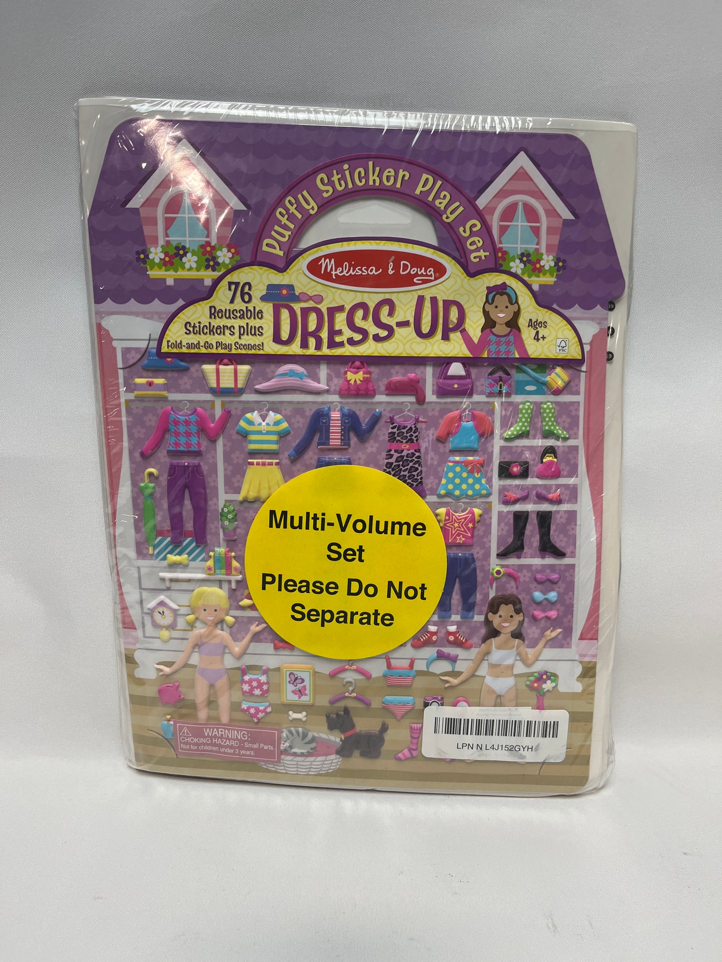 Melissa and Doug Puffy Sticker Book Set