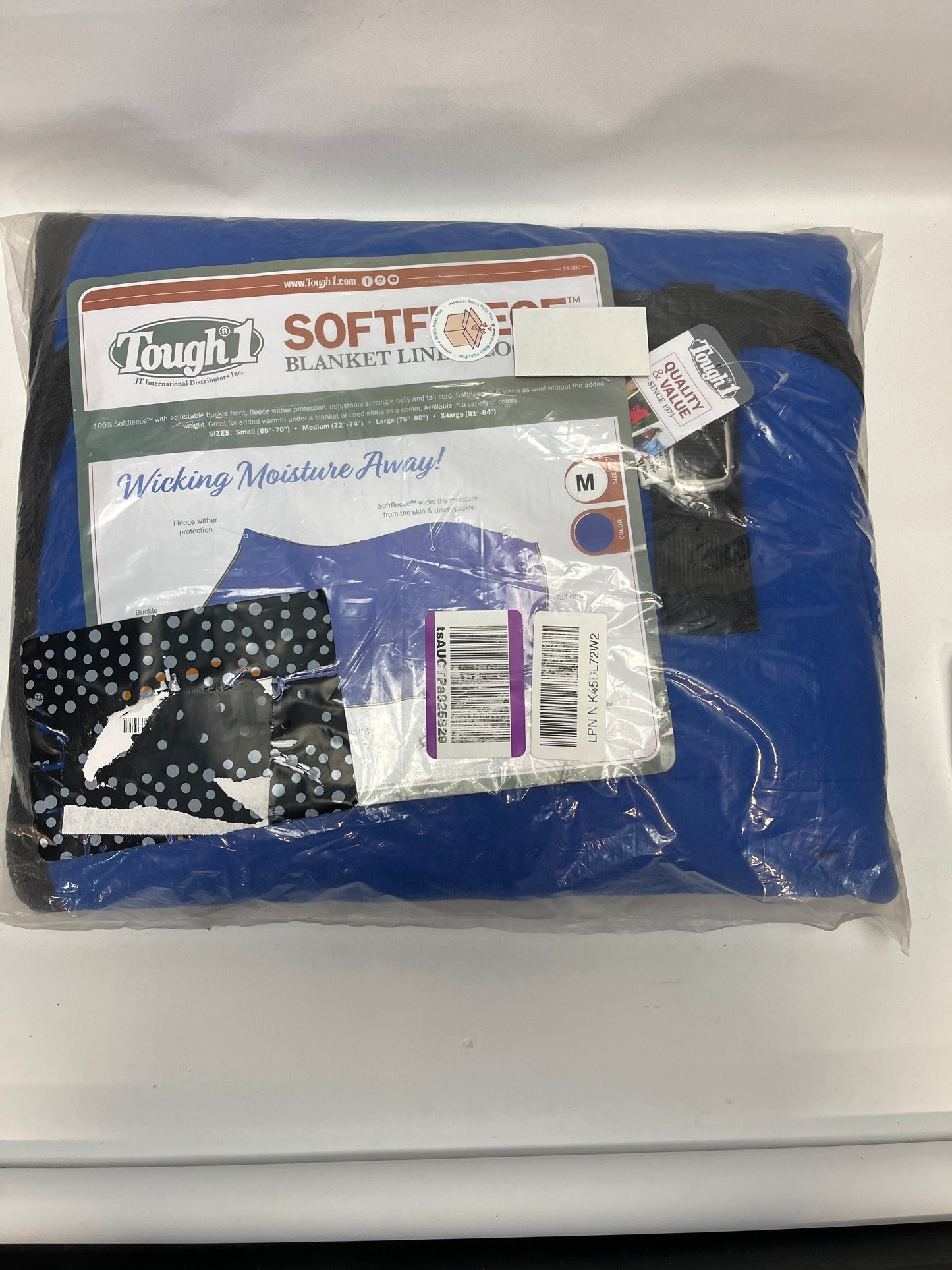 T ough 1 Royal Blue Fleece Blanket Sheet