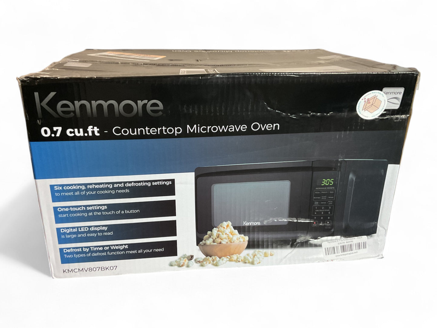 BLACK+DECKER 0.7 cu ft 700W Microwave