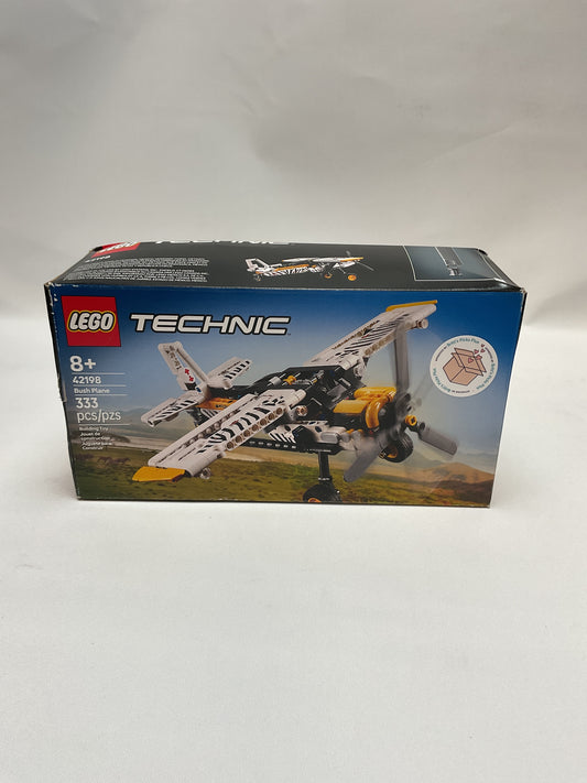 LEGO Technic Bush Plane Toy - Buildable Airplane Toy for Kids, Boys and Girls, Ages 8+ - Model Airplane Gift with Spinning Propeller, 4-Cylinder Piston Engine, and More - 42198