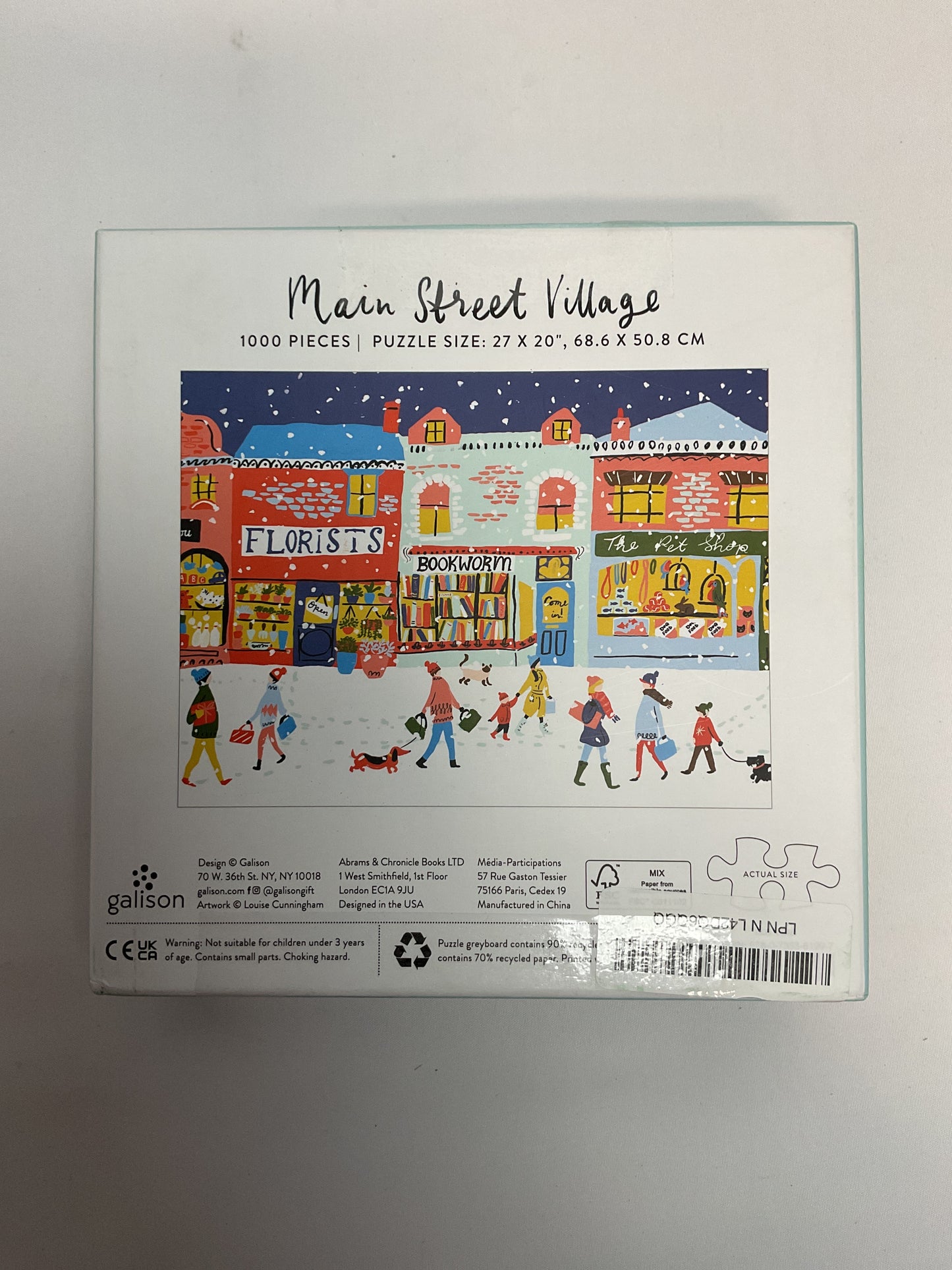 Galison Main Street Village Puzzle