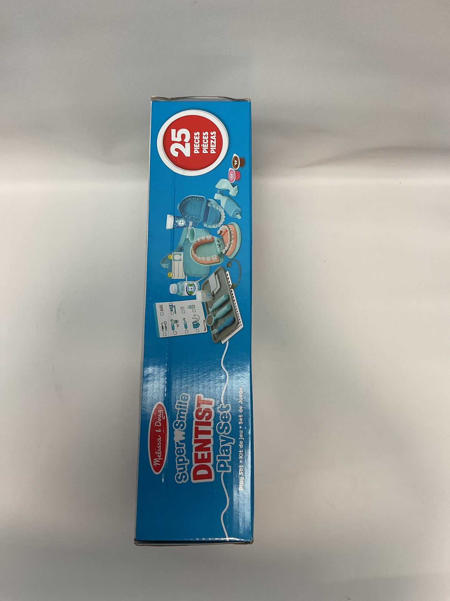 Melissa & Doug Super Smile Dentist Kit With Pretend Play Set of Teeth And Dental Accessories (25 Toy Pieces) Pretend Dentist Play Set, For Kids Ages 3+