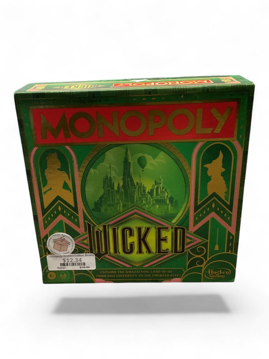 Monopoly Wicked Edition Board Game