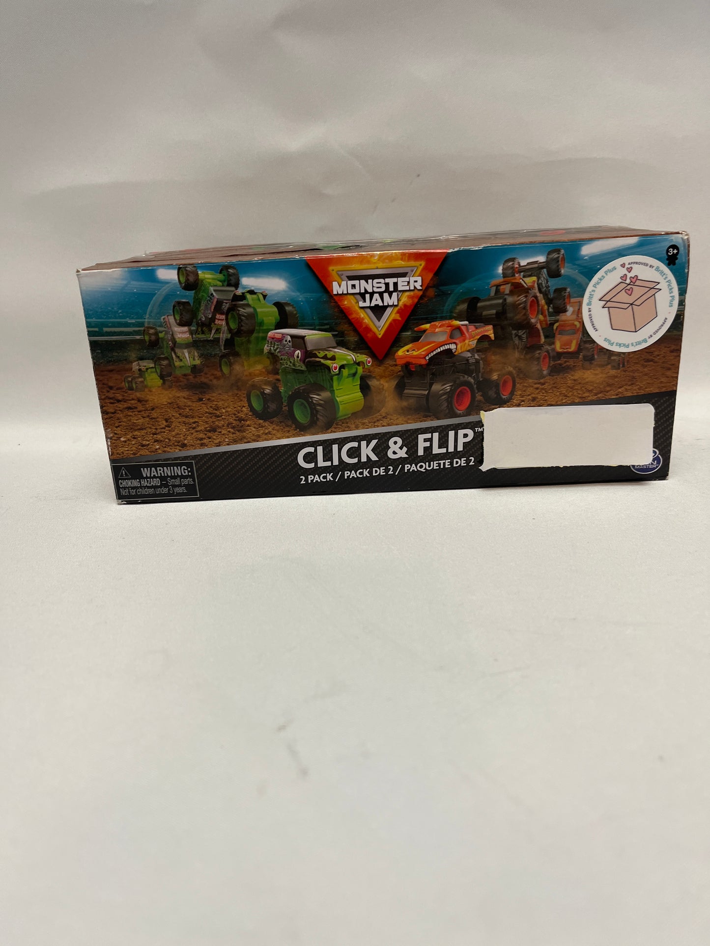 Monster Jam Clip & Flip Truck 2-Pack